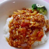 10分de簡単＊きゃべつとトマトのおからカレー＊